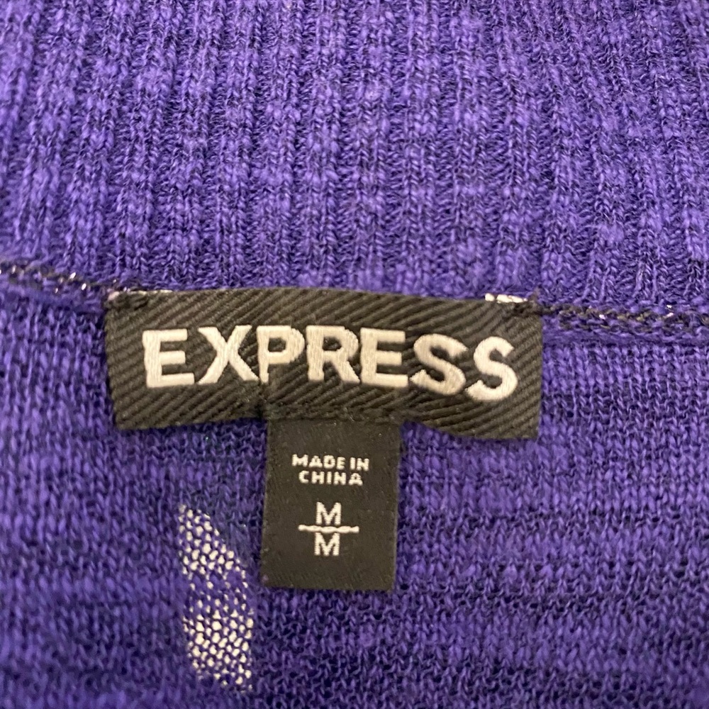 Express purple sweater - Picture 3 of 3